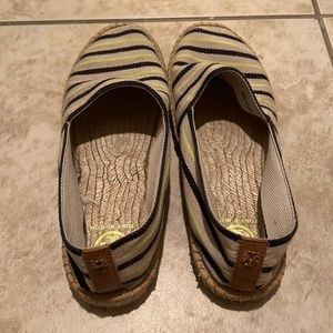 Tory Burch espadrilles- multi color. Perfect for summer